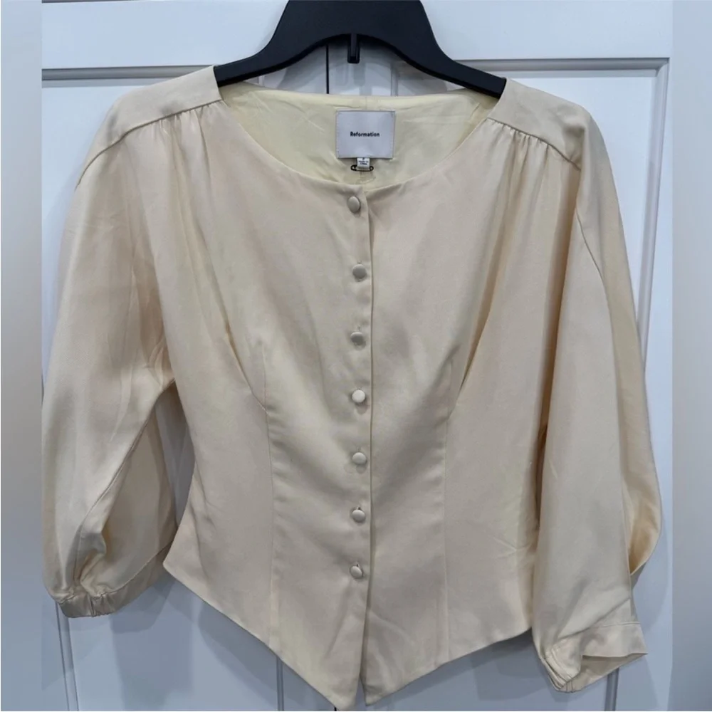 Reformation NEW Martha top blouse Size 6